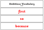 Ambitious Vocabulary Flashcards